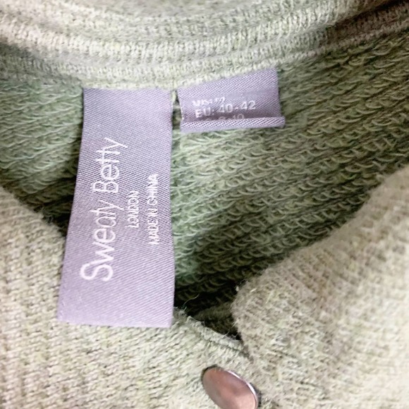 Sweaty Betty Women's Nestle Up Boilersuit Jumpsuit in Moss Green Size 8 Medium - Picture 6 of 8